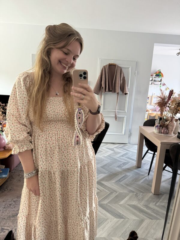 Smocked dress flower field - Afbeelding 2