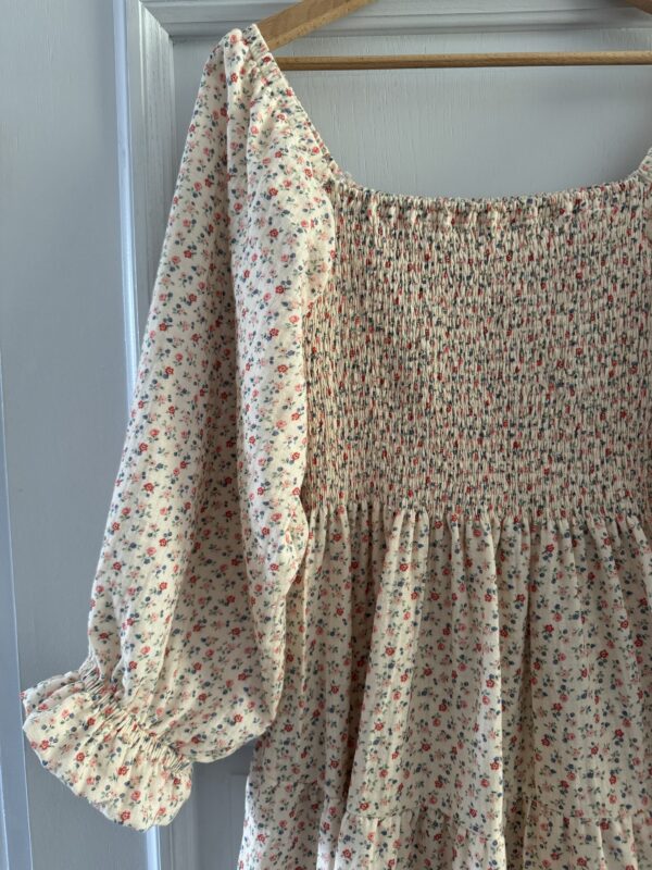 Smocked dress flower field - Afbeelding 4