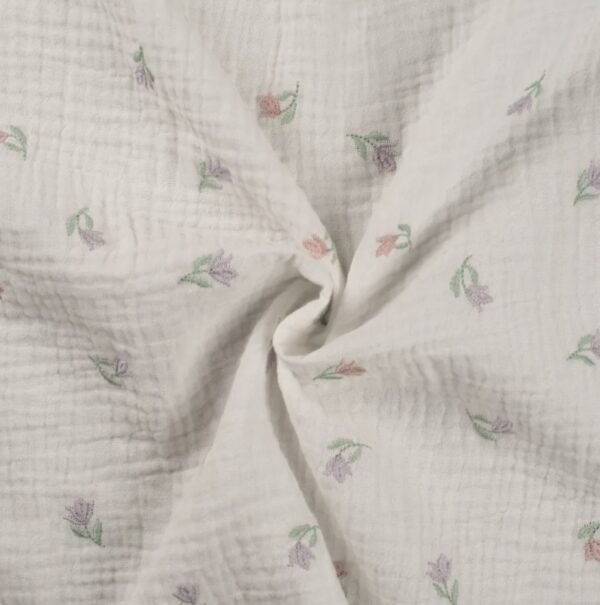 Smocked dress embroidery tulp - Afbeelding 5