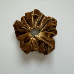 Scrunchie velvet gold