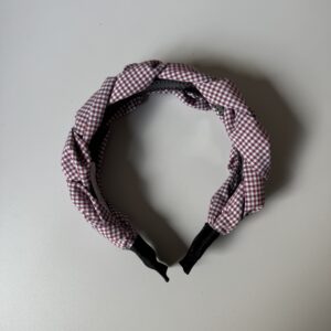 Vlechthaarband gingham