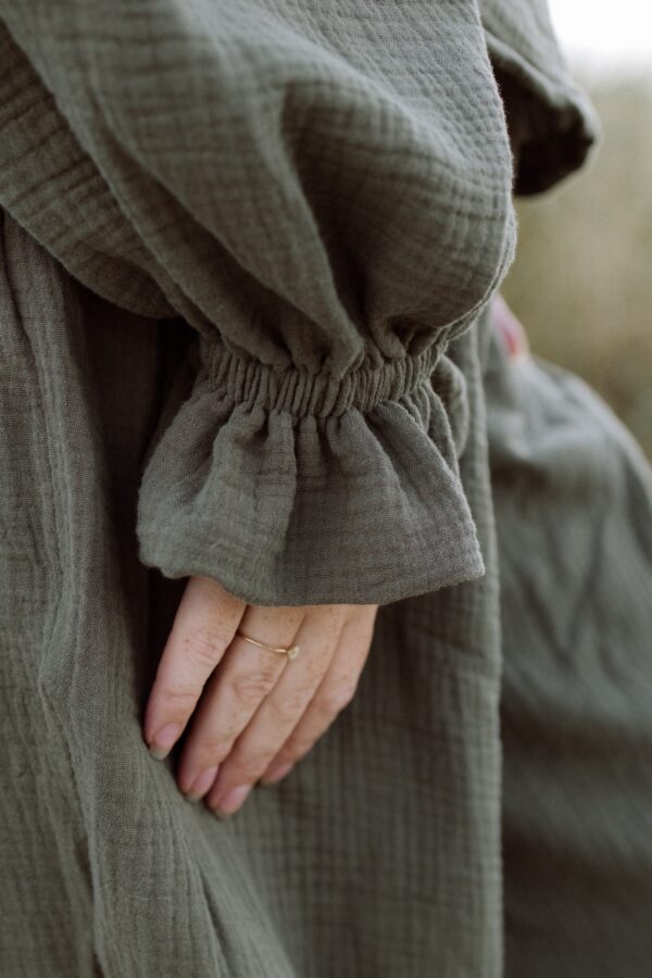 Kimono Suit olive green - Afbeelding 2