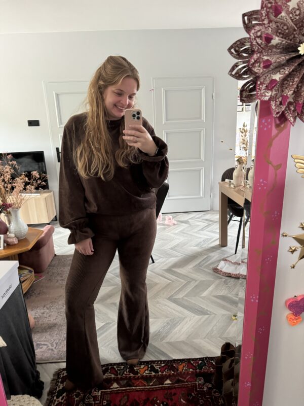 Velvet brown suit - Afbeelding 2