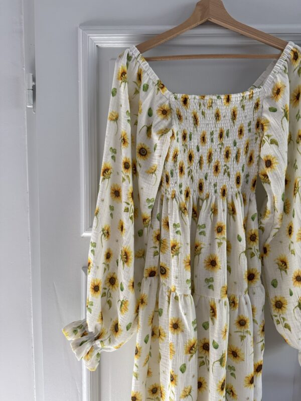 Smocked dress sunflower - Afbeelding 2