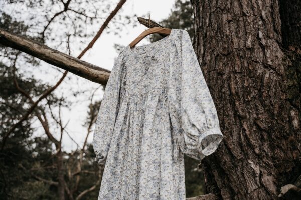 Dress boho flowers blue - Afbeelding 3