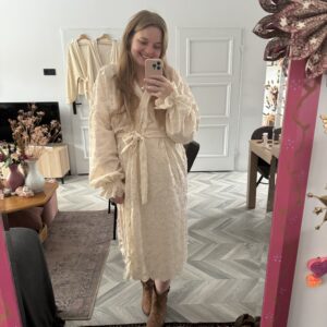 Kimono dress Daisy beige
