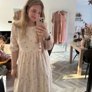 Loose fit dress tulp