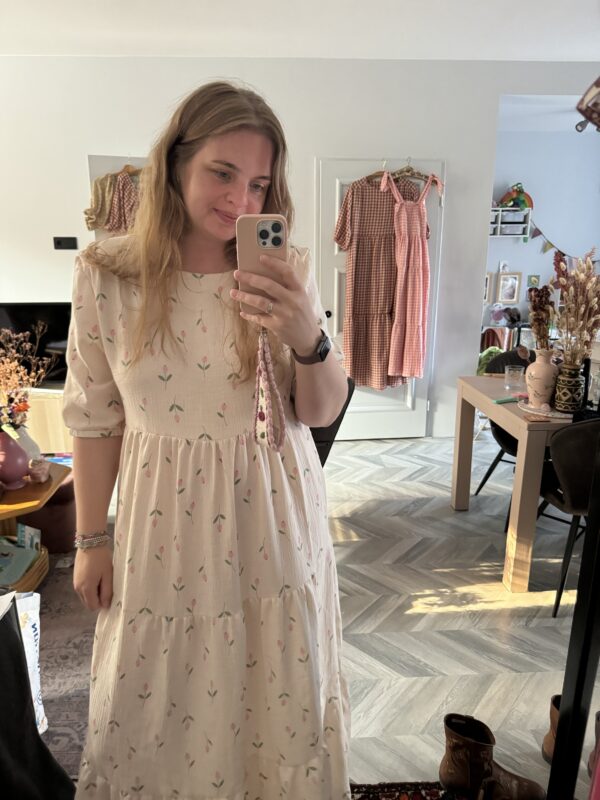 Loose fit dress tulp