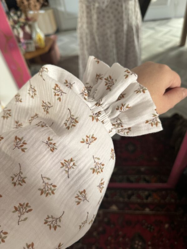 Smocked dress mini leaves - Afbeelding 4