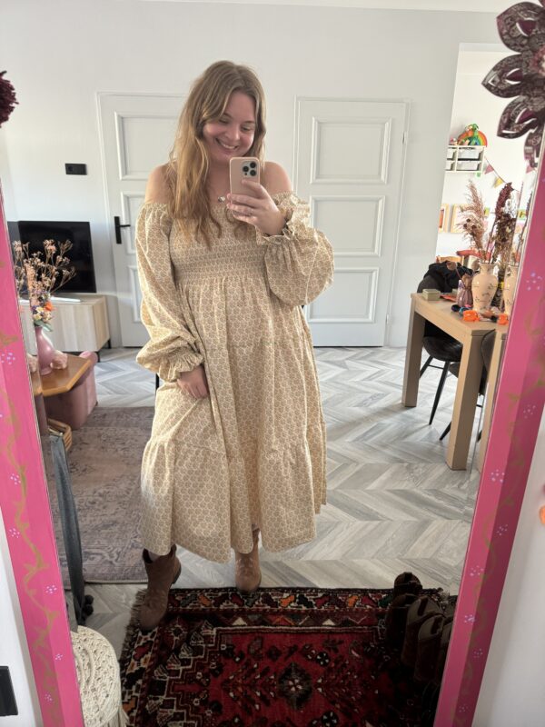 Smocked dress blossom - Afbeelding 3