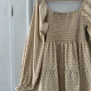Smocked dress blossom