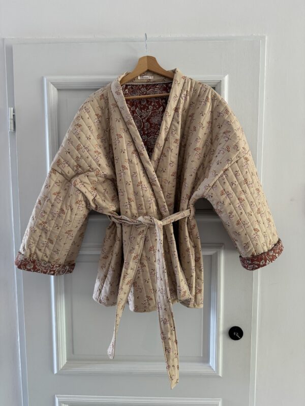 Kimono Jacket dreamy flowers - Afbeelding 2