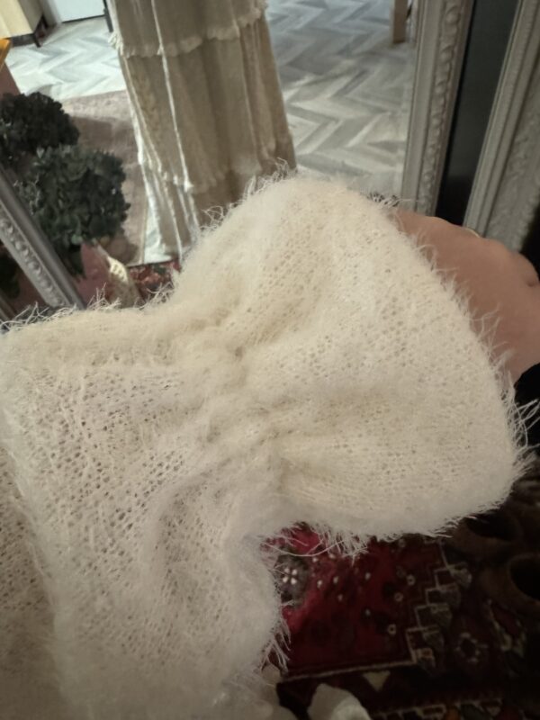 Shirt fluffy beige - Afbeelding 4