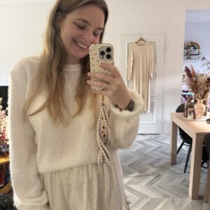 Shirt fluffy beige