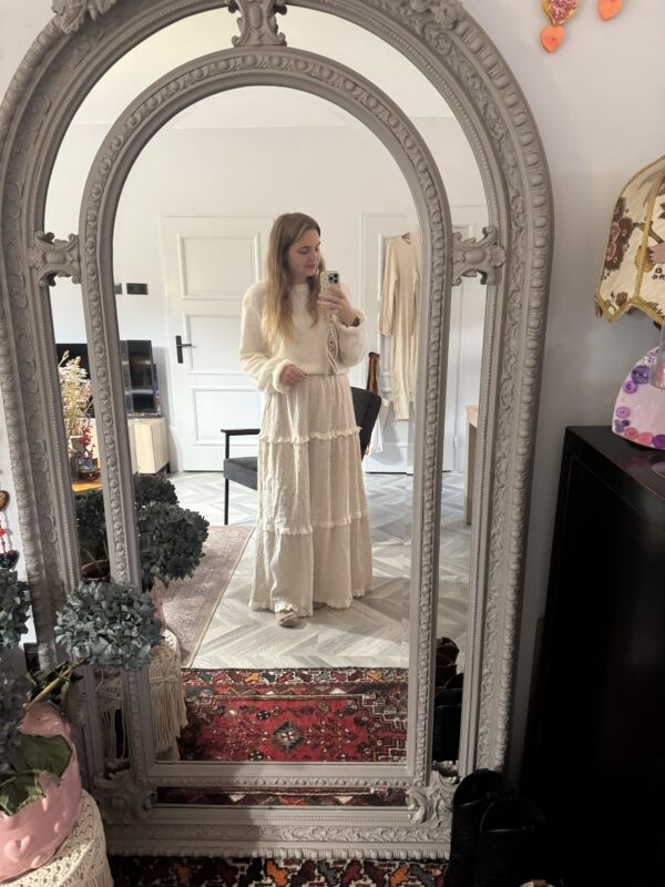 Shirt fluffy beige - Afbeelding 2