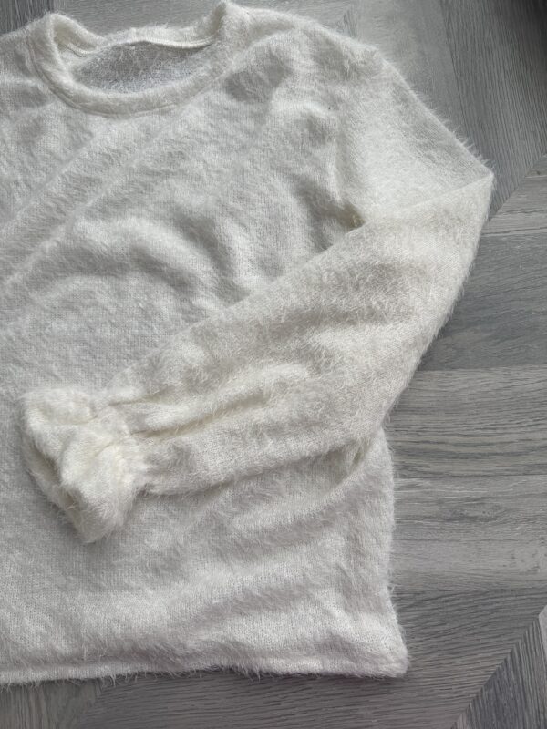 Shirt fluffy beige - Afbeelding 3