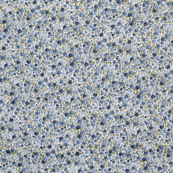 Smocked dress blue flowers - Afbeelding 2